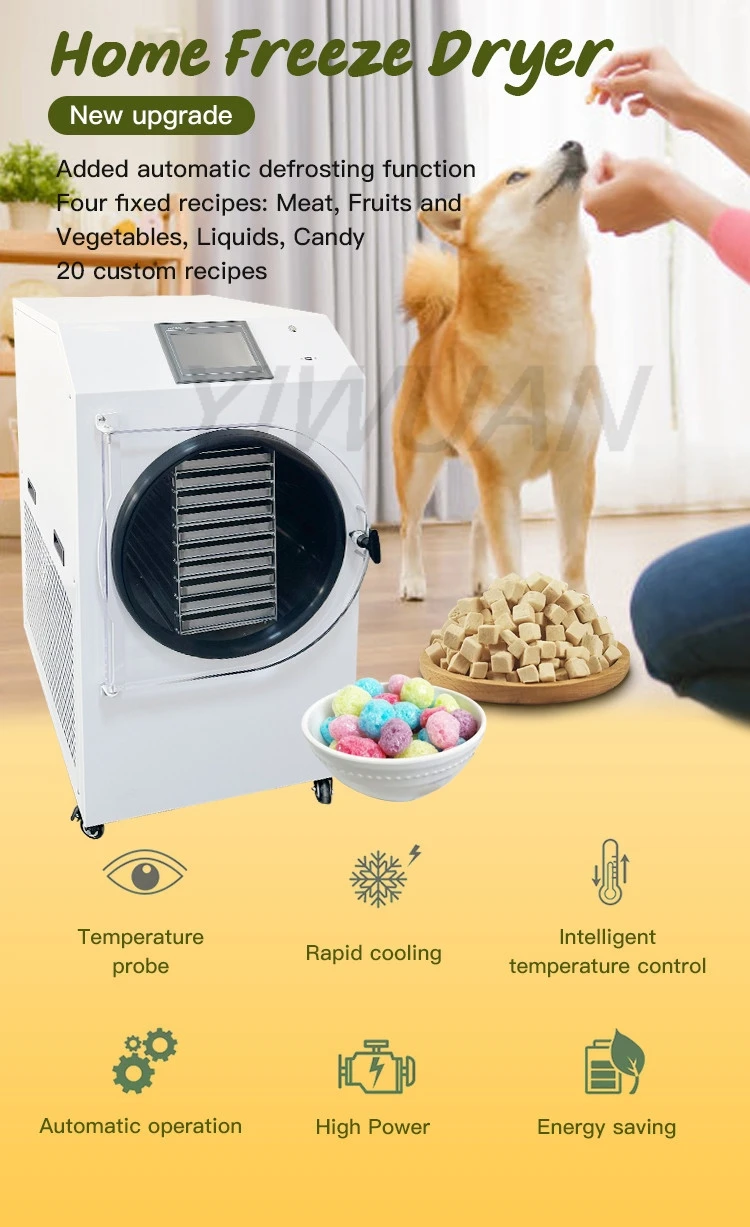 Lower Price hfd-9 Tray Space 0.9m2 Coffee Meat Milk Large Lyophilizer Freeze Dryer Machine For Sale