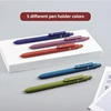 5pcs High-quality Retractable Gel Pen 0.5mm Quick Dry Black Ink Pen Fine Tip Smooth Writing Cutes Pen School Office Supplies 2