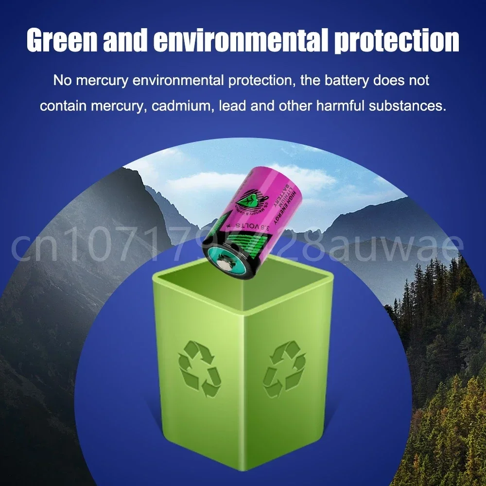 1PCS 3.6V TL-5902 ER14250 LS14250 SL350 Primary Lithium Battery For PNC CNC Machine Tools Alarm Clock Gas Water Meter