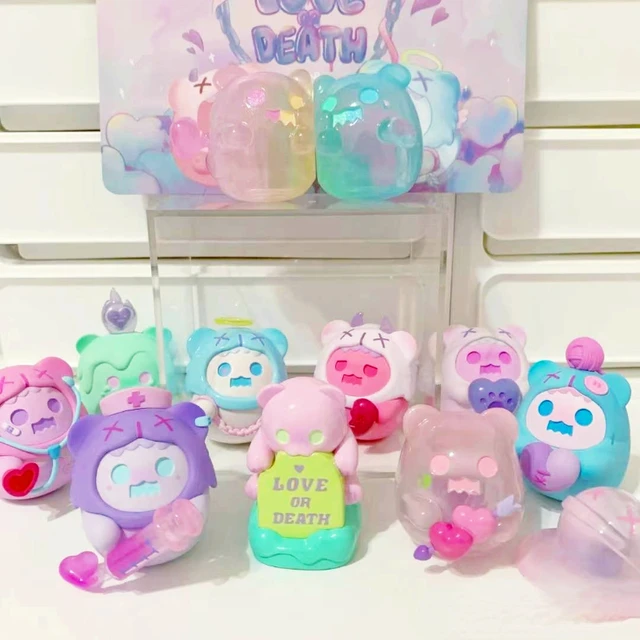 Original Shinwoo Ghost Love or Death Series Figurine Toy Cute Anime Figurine Nightmare Before Christmas Surprise Bag Gift Girl 6