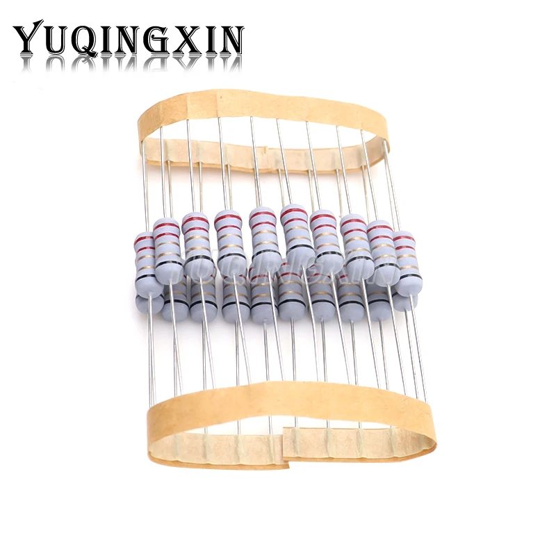 20pcs 1W 5% Wire Wound Resistor Fuse Winding Resistance 0.1R 0.33R 1R 2.2R 3R 4.7R 5.1R 6.8R 10R 22R 68R 100R 200R 510R 0.1 ohm