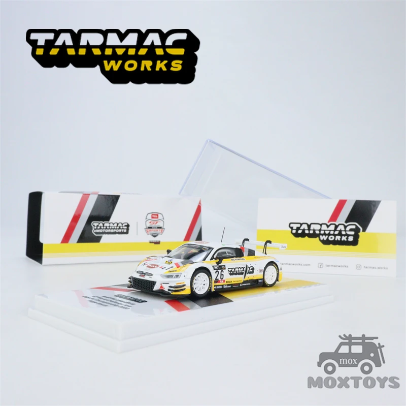 

Tarmac Works 1:64 R8 LMS 2019 GT World Challenge Asia Esports Championship Diecast Model Car