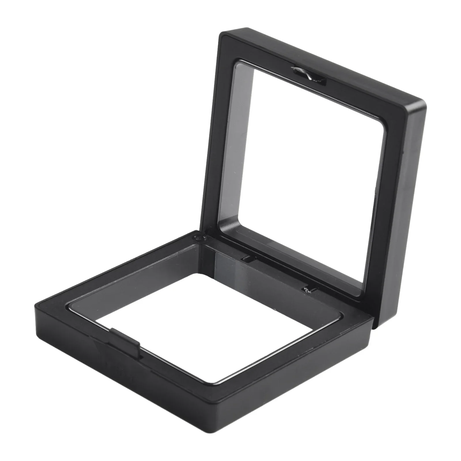 3D Floating Frame Holder Stand Box Jewelry Ring Coin Display Case 5/10PCS