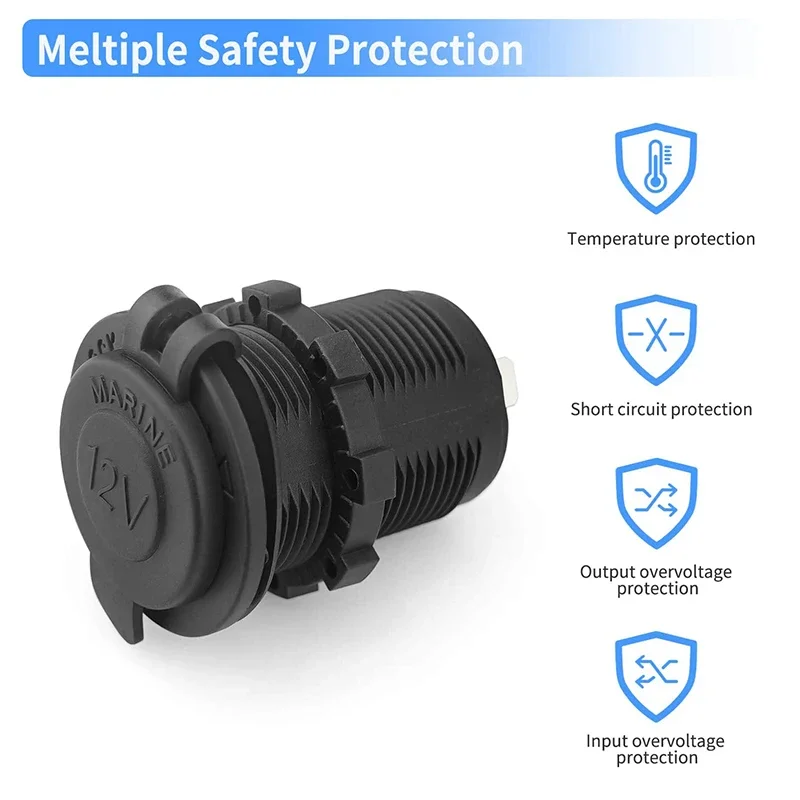 Cigarette Lighter Socket Car 12V Waterproof