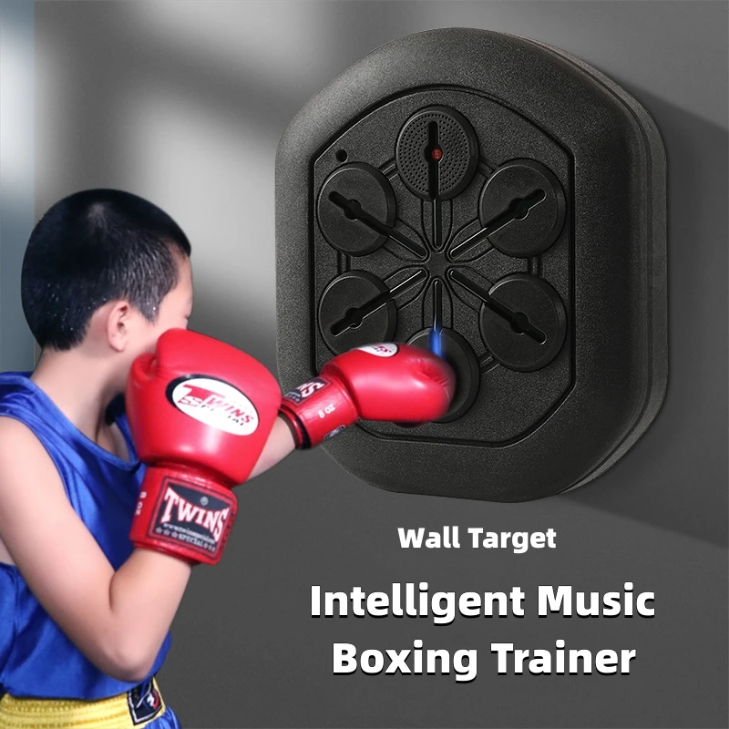 Entrenador de boxeo musical inteligente para niños y adultos, máquina de  boxeo de respuesta electrónica LED, bolsa de arena colgante de pared,  Compatible con Bluetooth - AliExpress