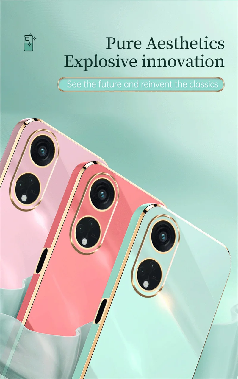 Фото Для OPPO A98 5G однотонные цветные силиконовые мягкие чехлы для телефонов OPPO A98 A 98 2023 CPH2529 OPPOA98 защитная задняя крышка №4