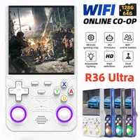 Console de jeu vidéo rétro R36 Ultra Portable, écran IPS de 4.0 pouces, 128 go préchargé, lecteur de poche Portable avec système Linux 1