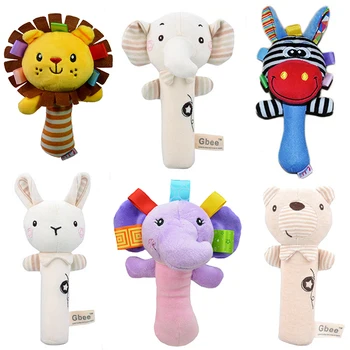 Plush Baby Cartoon Rattle Toy 1