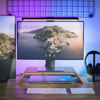 RGB monitor light bar for gaming desk setups home offices and productivity workspaces