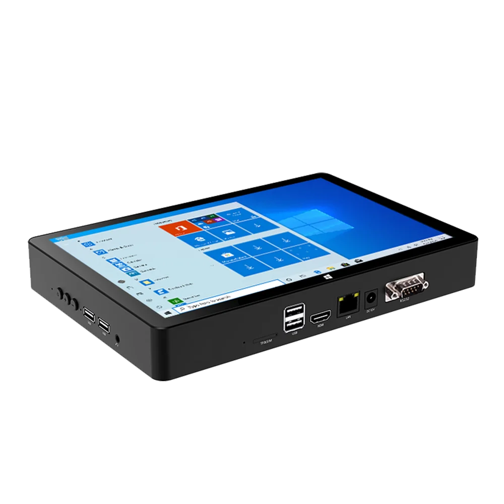 2024 Wall Mounted Tablet PC POE Box Industrial Windows 10 10.1 Inch Touch Screen Intel J4125 16GB RAM 1TB RJ45 4G LTE Sim RS232 3