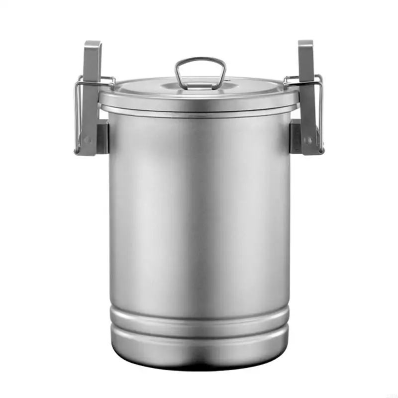 23GA Stainless Steels Steaming Pots Camping Hiking Rice Cooker Rice Soup Cooking Outdoor Cookware Travel Cooking Accessory