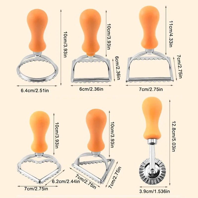 Ravioli Cutter Pastry Press Mold Dumpling Lace Embossing Device Cookie Maker Mold Ravioli Stamp Pizza Cutter Kitchen Baking Tool