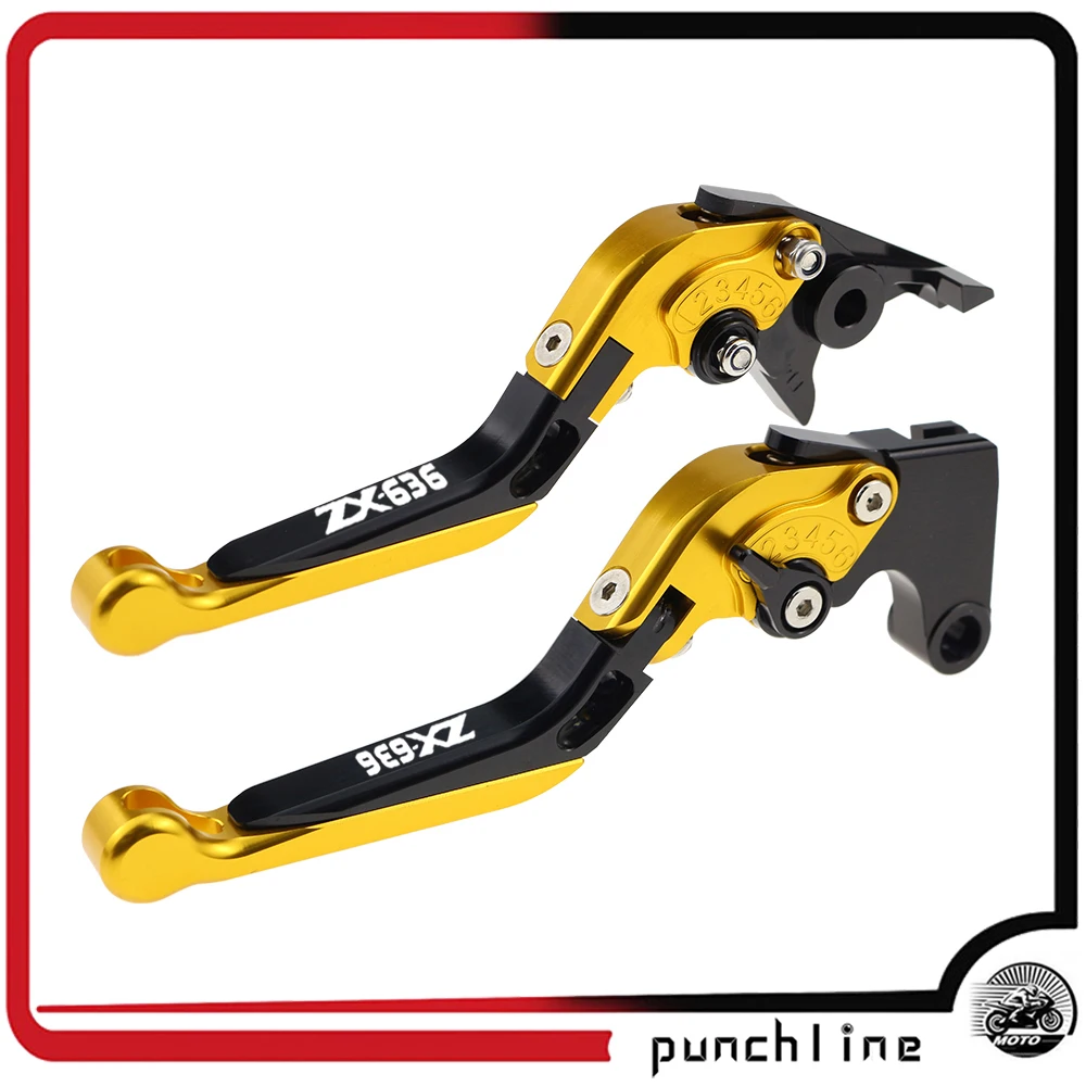 

Fit ZZX636 2019-2022 Clutch Levers For ZX 636 Folding Extendable Brake Levers