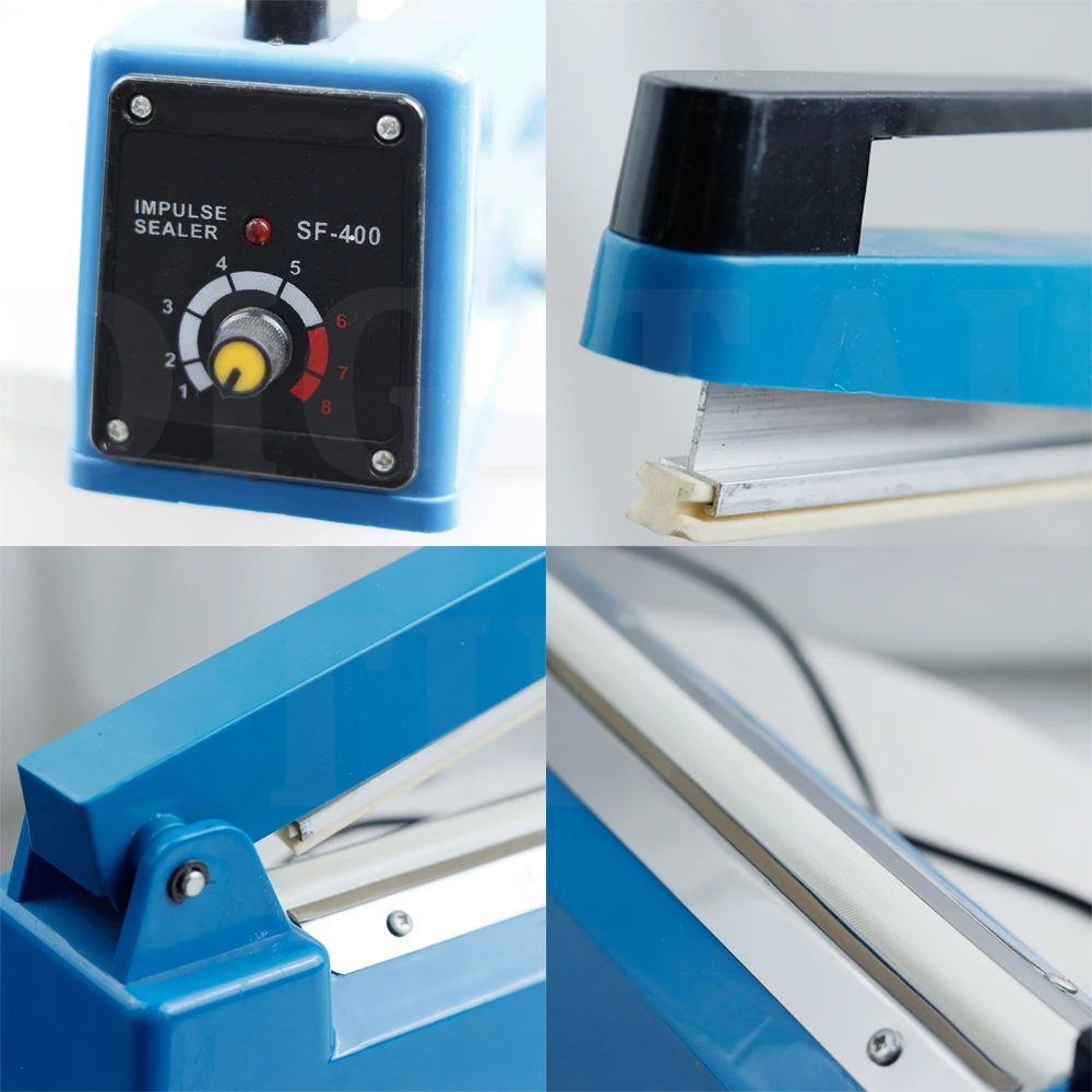 20/30/40cm Impulse Heat Sealer Impulse Bag EU/US Plug Type Manual Film Sealer Aluminum Plastic Bag Heating Sealer Tool 5