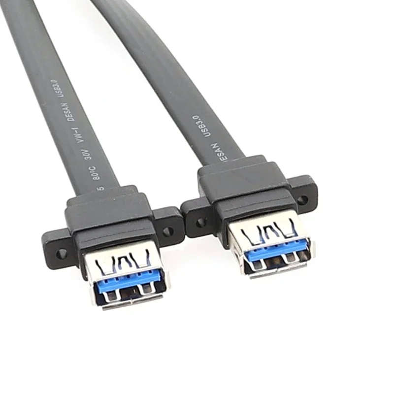 USB 19핀 연장 케이블 메인보드 19P 암-2 USB 수 분배기 코드