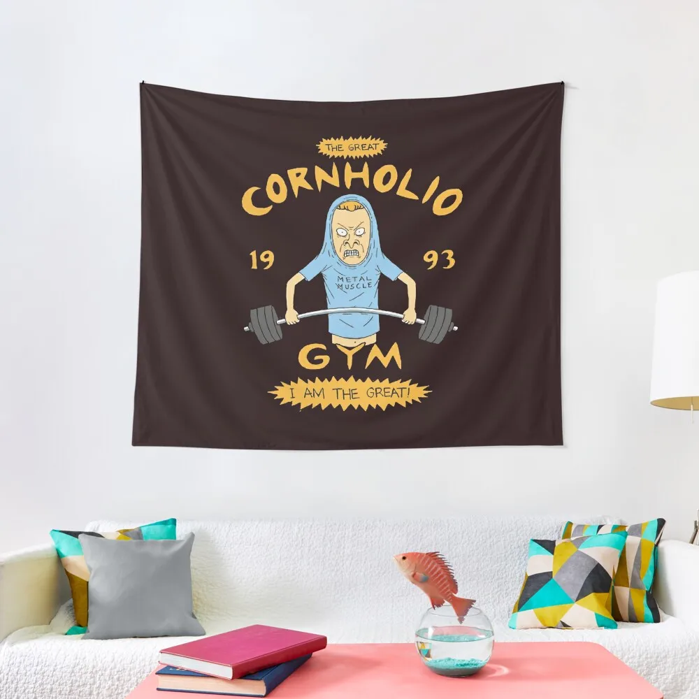 

The 1990s TV Cornholio Gym Inspired Rare Artwork Tapestry Korean Room Decor Tapestry