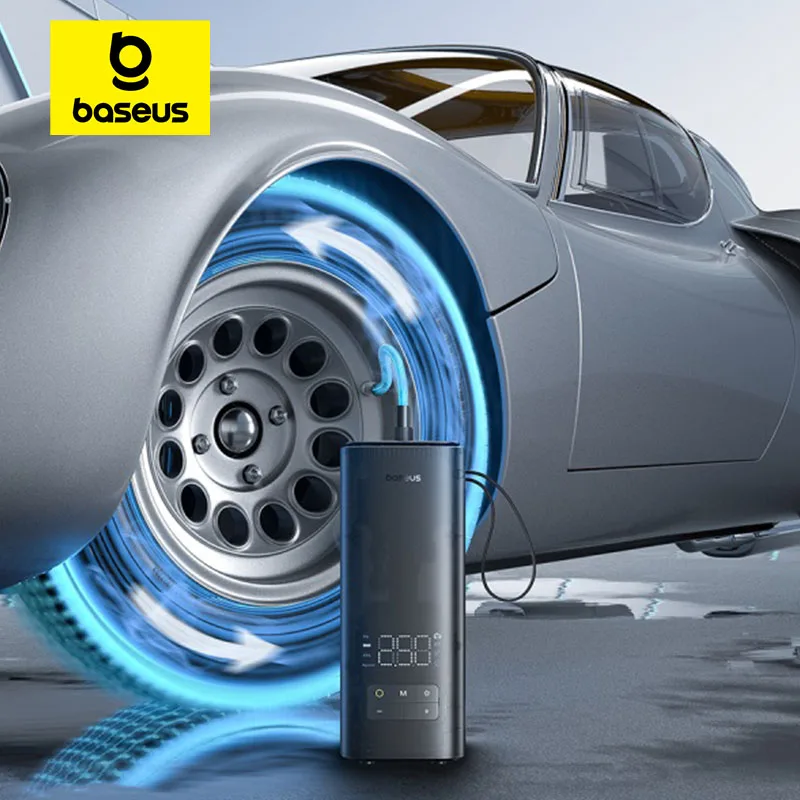 Air Compressor Pump Air Pump Electric Tire Inflator Air Compressor Inflatable Pump Tire Inflator Baseus Air Pump Dual-Cylinder Car Air Compressor 120W Portable Faster Inflatable Car Pump Tyre Inflator Bicycle Balls Inflation