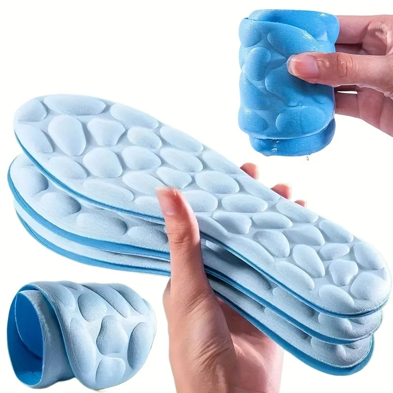 Shoe Insoles Massage Memory Foam Insoles For Shoes Sole Breathable Cushion Sport Insoles For Feet Orthopedic Running Care Pads 1pair