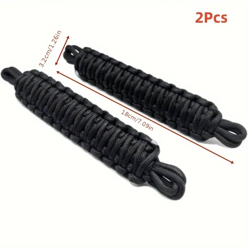 Parachute Rope Braided Strap JK-JL Wrangler Conversion Parts Door Limit Tie Downs Fixed Braided Rope for Heavy Duty