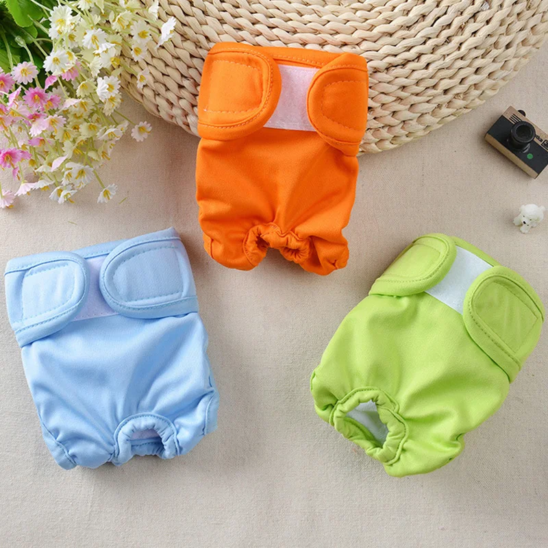 Pet Physiological Pants Diaper Washable Female Dog Panties Shorts Puppy Underwear