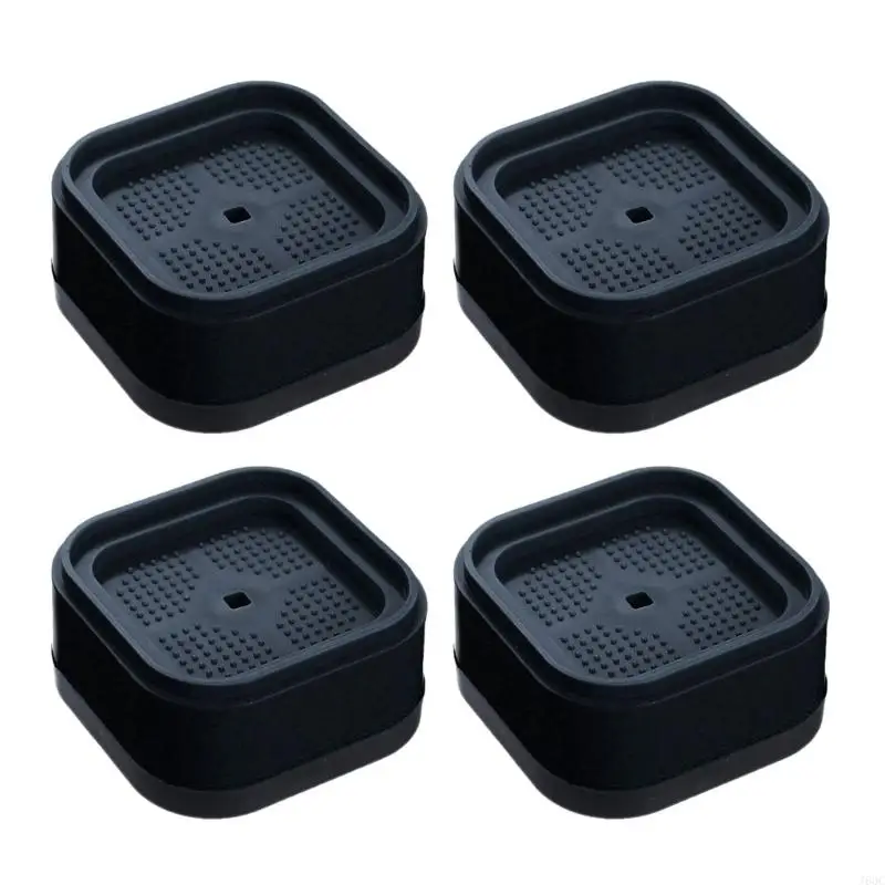J60C 4pcs Stackable Washing Machine Risers Bed Lifts For Easy Furniture Adjustment