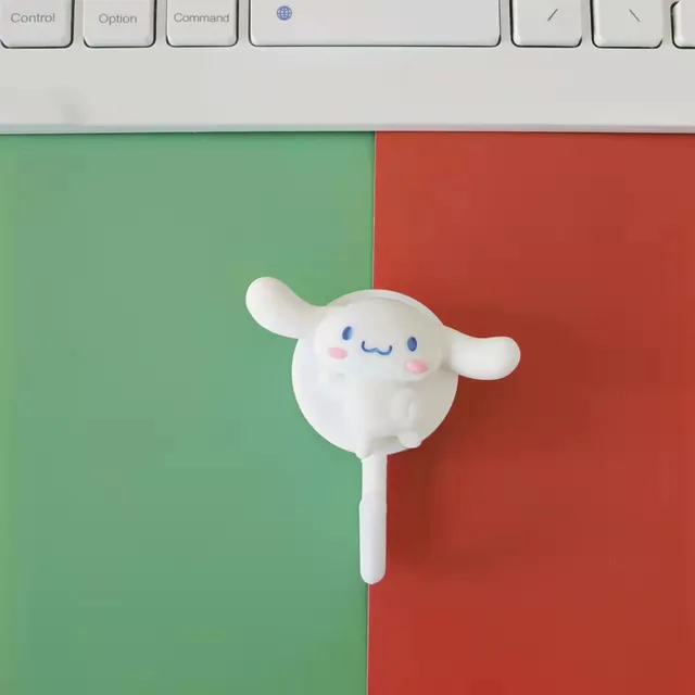 5Db 3D -S Rajzfilm Aranyos Falhorog Kulcstartó Ajtó Függő Önmaga Ragasztó Esernyő Törülköző Sapka Kabát Tartós Fogas Gyerek Szoba Dekoráció - Image 5