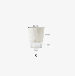 Self-Watering Transparent Hydroponic Flower Pot (Small)
