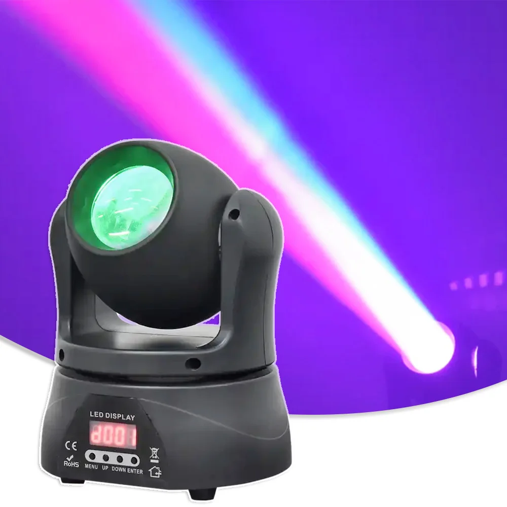 

Mini 60w Beam Moving Head LED RGBW 4in1 Lamp Bead DMX CH12 Stage Lighting For KTV Home Party Wedding Decoration Dj Bar LED Lamp