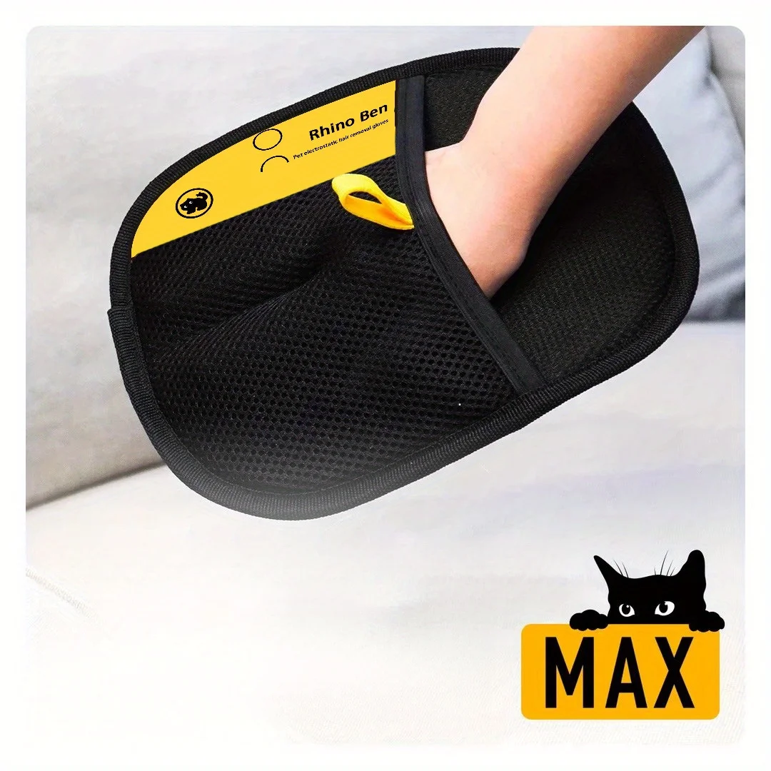 Double-Sided Pet Grooming Gloves 5