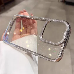 Sparkling Glitter Clear Phone Case - Shockproof & Soft Protective Cover - Galaxy S23 Ultra (Glitter Clear)