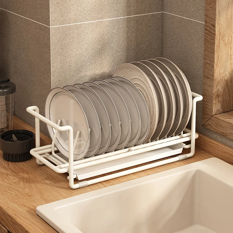 Kitchen Cabinet Organizer Rack Bowl and Plate Storage Dish Racks Cabinet  Small Cabinet Built-in Rack Kitchen Bowl Rack Drain