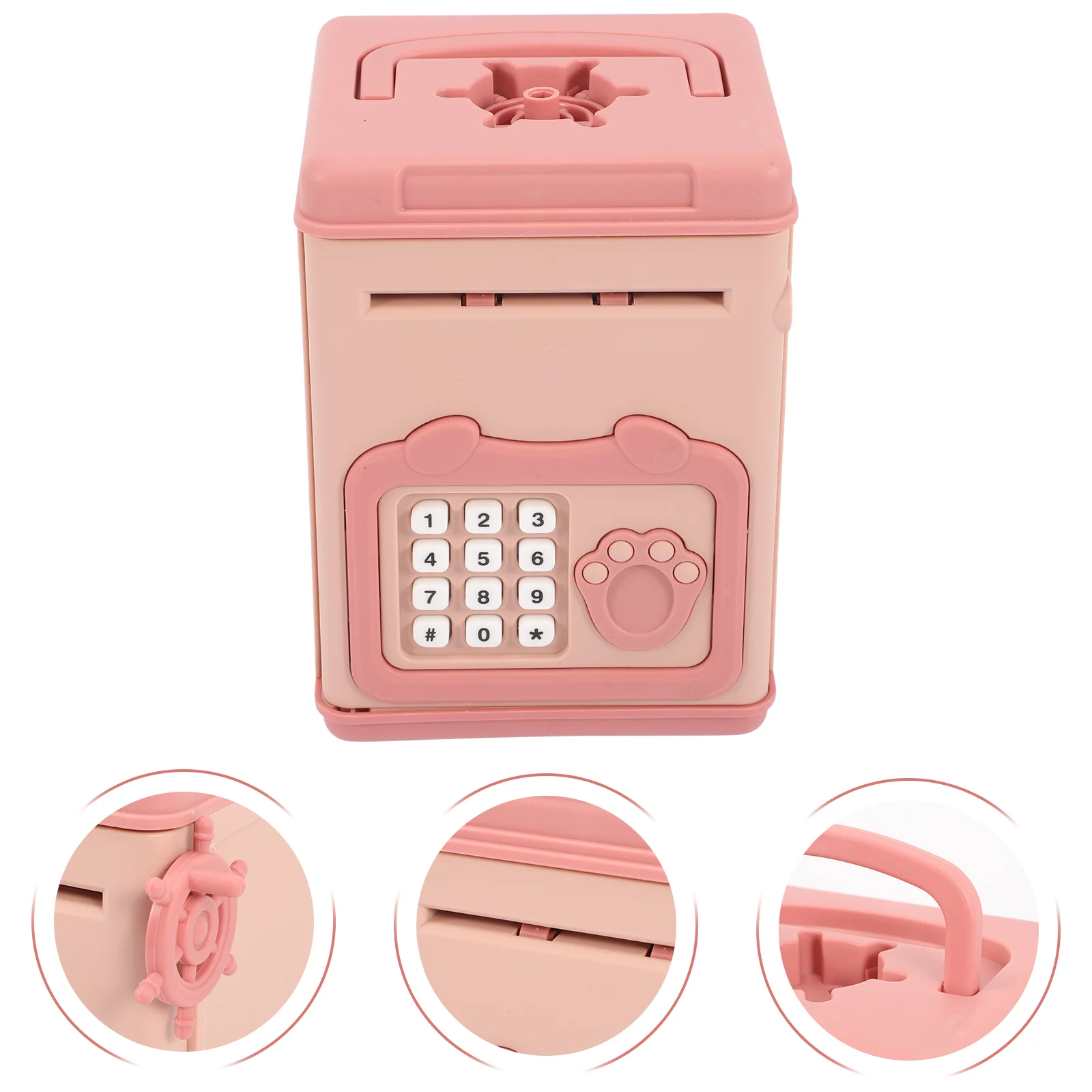 

Money Saving Box Desktop Coin Container Fingerprint Simulation Toddler Coin Bank