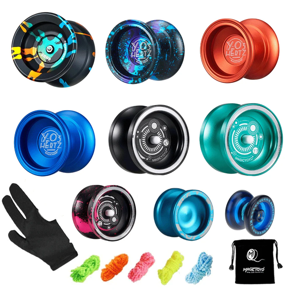 MAGICYOYO Y01/Y03/T5/T7/V3 Professional Yoyo Alloy Unresponsive Yoyo stainless bearing for Advanced Player Kids Beginner yoyo ball