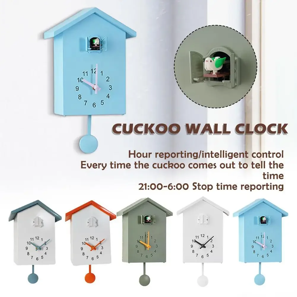 

Cuckoo Quartz Wall Clock Modern Bird Home Living Room Hanging Watch Horologe Clocks Timer Office Home Decoration Gifts