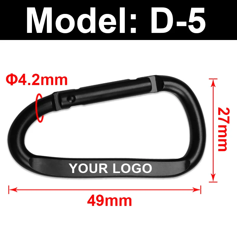 Moschettone da 3,3 cm Mini moschettoni in alluminio per campeggio, viaggi, escursioni, portachiavi per attività all'aperto (10 pezzi) | Leroy Merlin