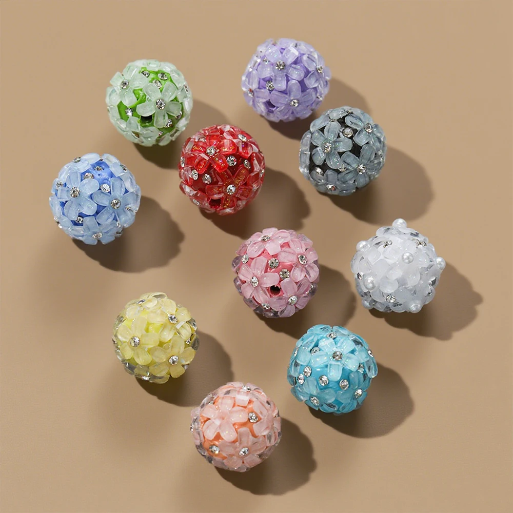 코디얼 디자인 50Pcs 18*20MM DIY 멋진 비즈/라인 석 효과/꽃 모양/수지 구슬/손으로 만든/쥬얼리 액세서리 19164