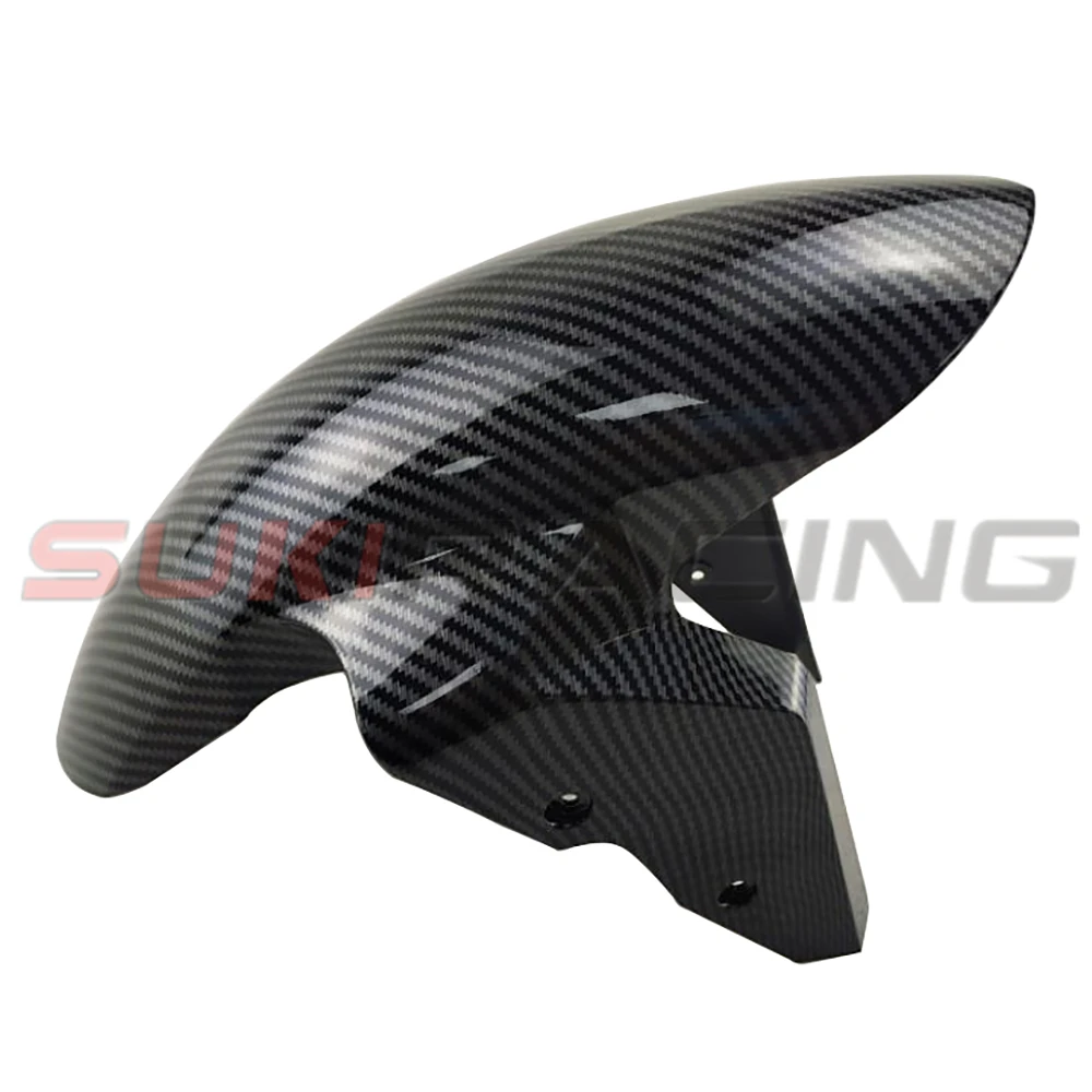 For BMW S1000RR S1000R 2009 2010 2011 2012- ABS Plastics Carbon Fiber Color Front Fender Splash Mud Dust Guard Mudguard