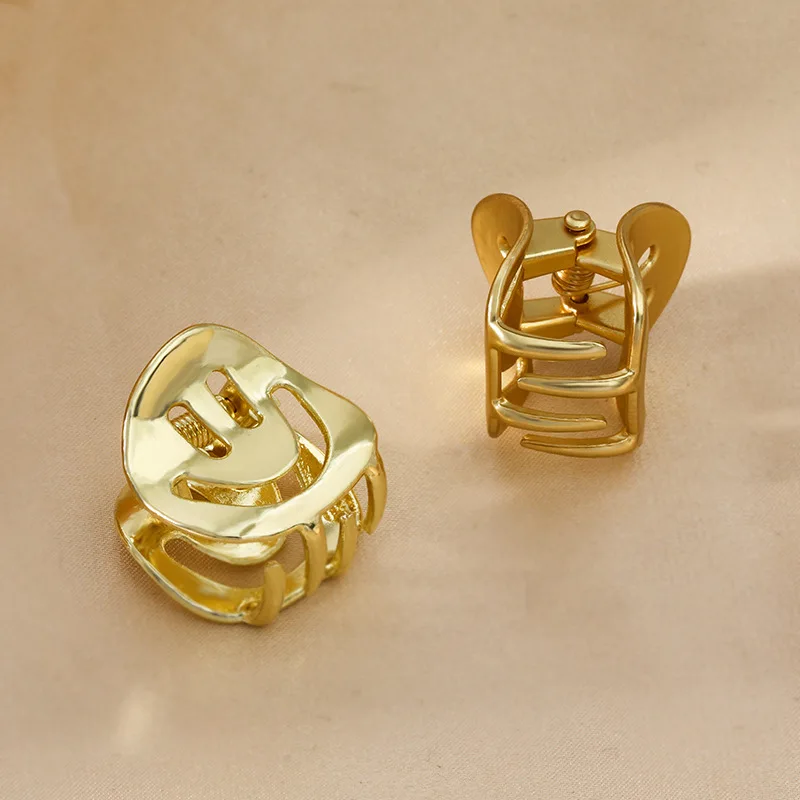 Metal Hair Clips Hairpins Smiley Face Hair Clips Metal Hair