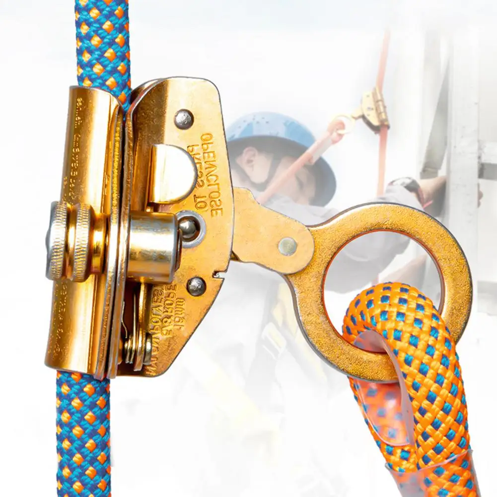 

Strong Pulling Resistance Alloy Steel Outdoor Mountain Climb Anti-fall Self-lock Ascender for Industry Facility