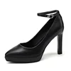 New White High Heels Women Spring Ankle Straps Pointed Toe Platform Casual Shoes for Women Classic Comfortable Women Work Shoes 6