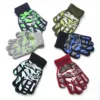 Children Camouflage Anti Slip Winter Knitted Warm Gloves For 4-10Y Boys Girls Student New Mittens Outdoor Cycling Skiing Gloves 4