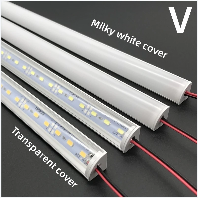 

50cm DC 12V SMD 5730 5630 LED Hard Rigid Strip Bar Light Aluminium Shell Kitchen Under Cabinet Blue Green Lamp Room