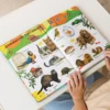 Biidi learning game for kids Montessori learning book for children intelligence educational Russian electronic book picture books 5