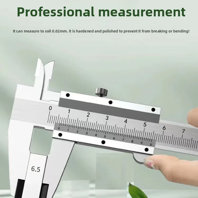 Stainless Steel Mini Vernier Caliper Depth Gauge