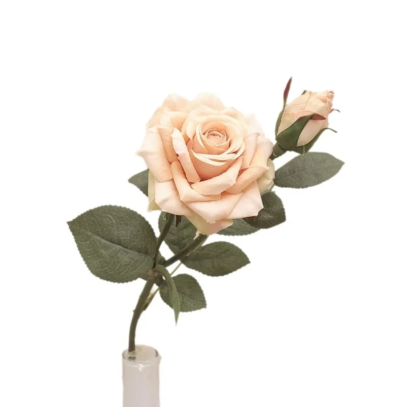 1/3PCS Künstliche Blumen Große Seidenrosen NEUE Schöne Zweig Vase Hause Zimmer Hochzeit Retro Herbst Gefälschte Pflanze Festival geschenk Dekor