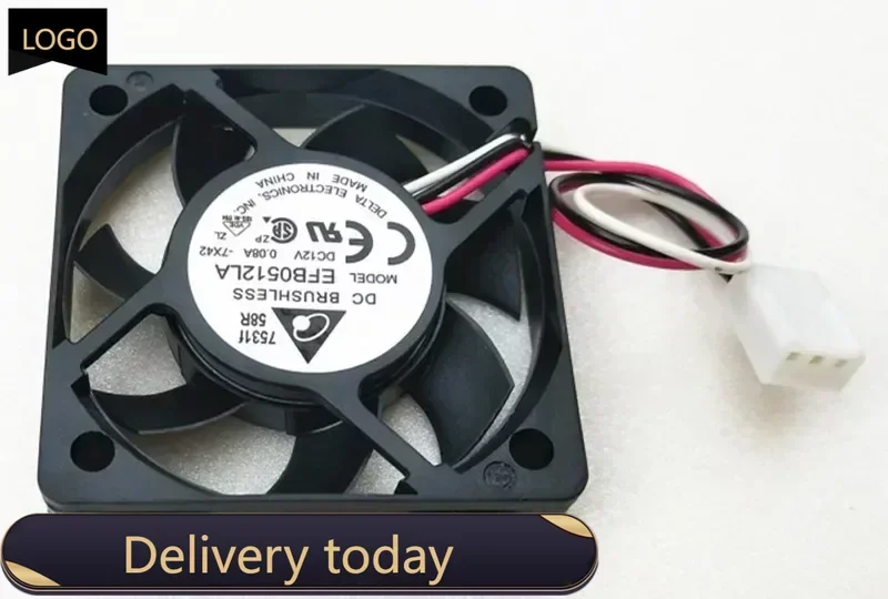 10pcs Delta EFB0512LA 5010 50MM 50*50*10MM Fan For Graphics card  North and south bridge chip Cooling fan 12V 0.08A  with 3pin 5 10pcs 5010 5v
