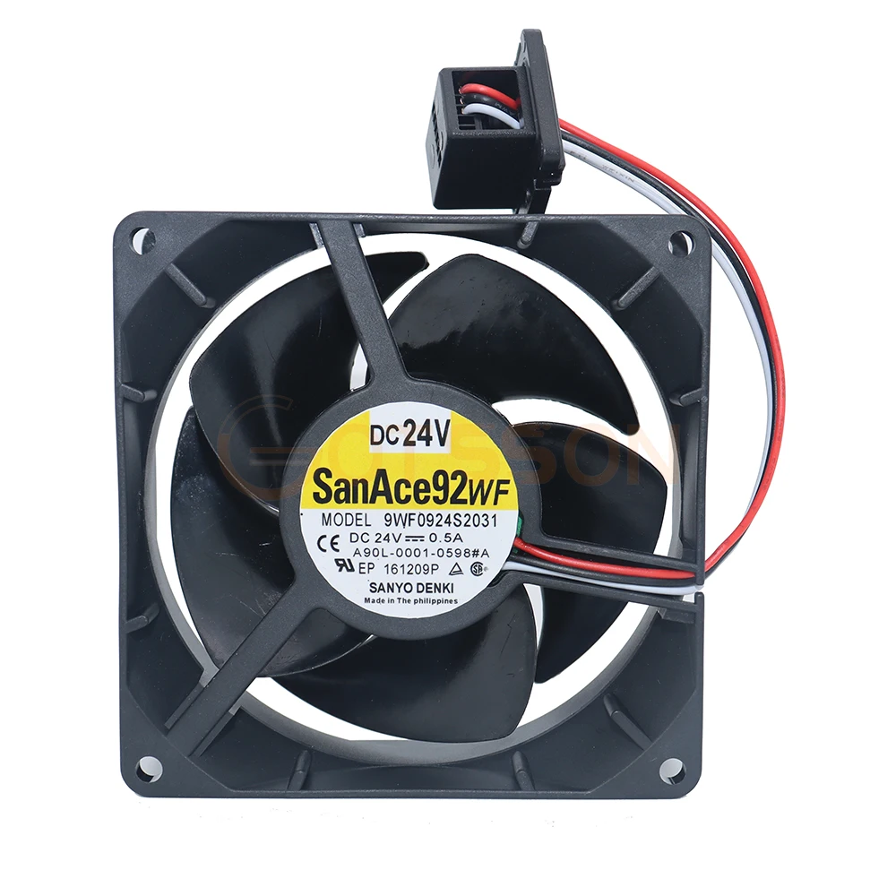 Ventilador de Refrigeração A90l0001-0598 a 9wf0924s2031 c. c. 24v 0.5a