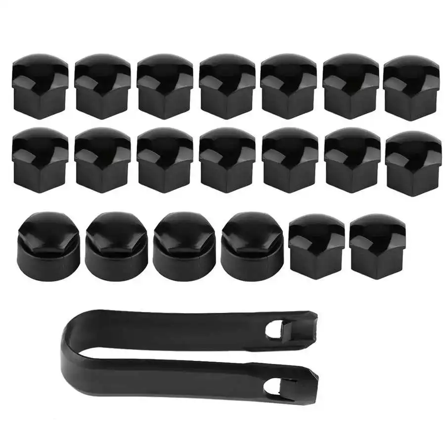 20pcs 17mm Wheel Nut Rim Cover Car Wheel Auto Hub Screw Protection Anti-theft Dust Cover Cap For Car Accessories wheel nut caps,screw caps,wheel nut covers,auto accessories,car accessories,bolt nut covers