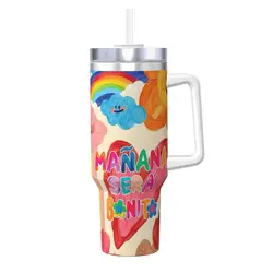 Manana Sera Bonito Karol G Stainless Steel Insulated Tumbler Mug - 1000 - 1500ml (4)
