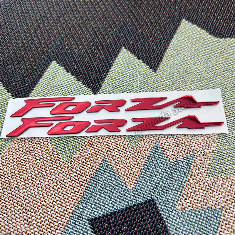 Accessori Moto 3D Logo Badge Chrome Soft Plastic Sticker Decalcomanie Per Honda Forza 125 150 250 300 350 750